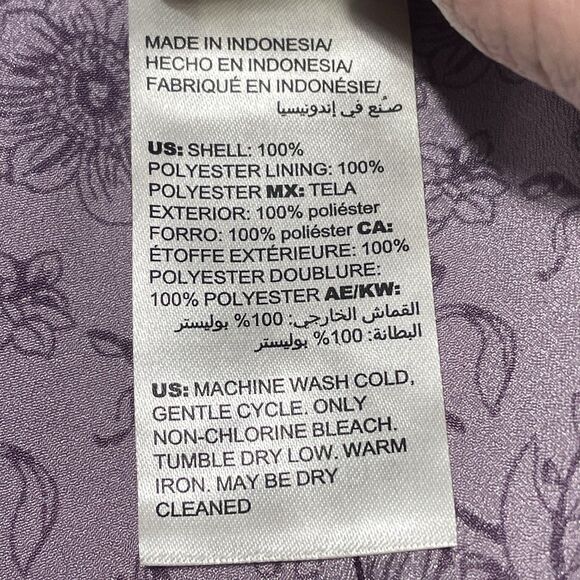 Chico's Floral Jacket Cardigan Tie Sleeves Art To Wear Blazer Size 2 Or 12/14 - Picture 11 of 14